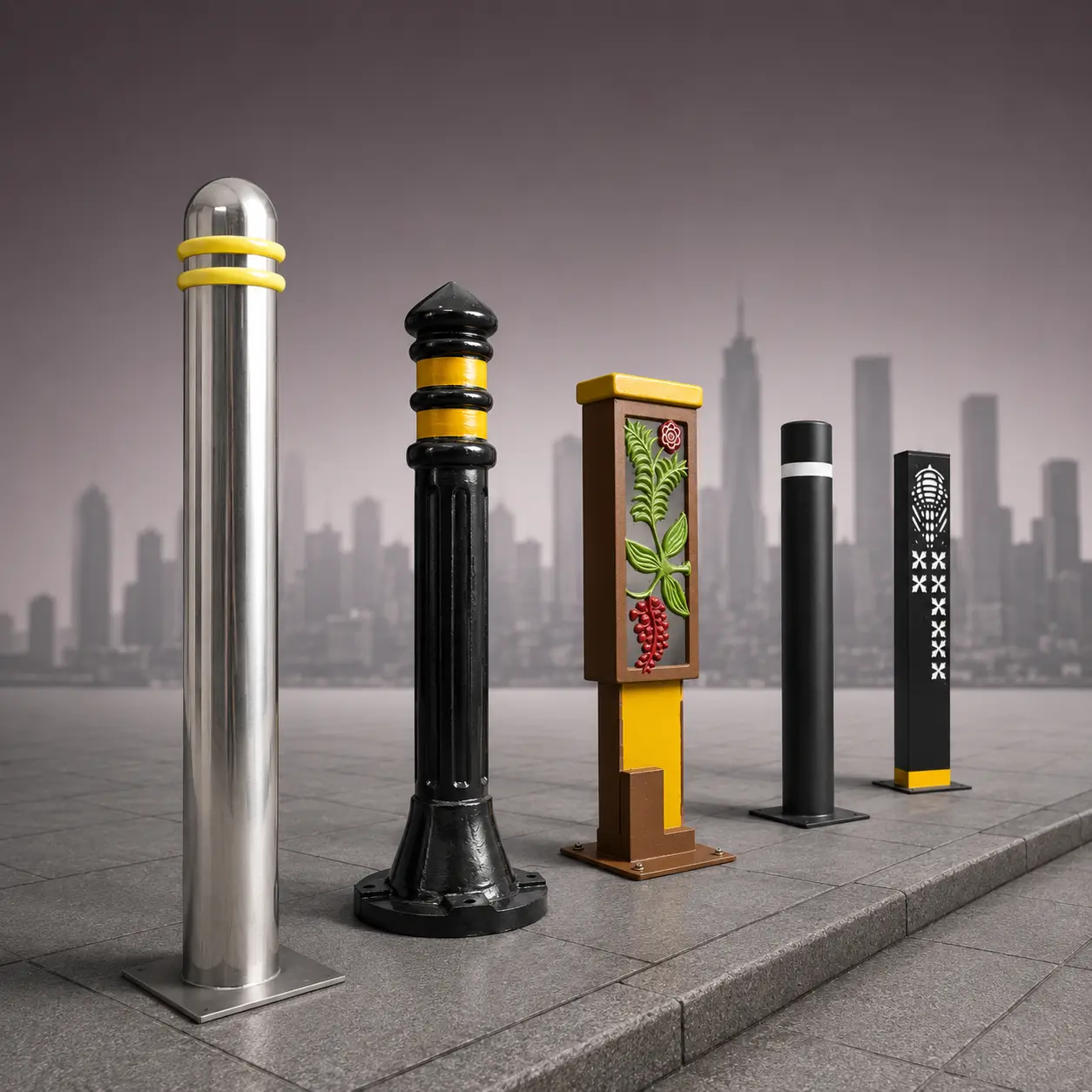 hero bollard tiang